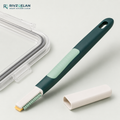 RIVZQELAN SEALSWEEP Food Container Gasket Cleaning Brush, Narrow Detail Tool for Lid Seals, Silicone Rings, Storage Container Grooves and Tight Channels