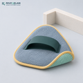 RIVZQELAN CORNERPAD Dual-Sided Kitchen Scrub Pad with Finger Pocket, Compact Handheld Cleaning Sponge for Sink Edges, Counter Corners and Everyday Surfaces